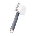 thumbnail image 1 of Ohufall Long Handle Stainless Steel Peeler Kitchen Gadgets Multifunctional Fruit Vegetable Peeler With Storage, 1 of 9