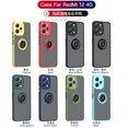 thumbnail image 4 of Funda con anillo magnético para Xiaomi Redmi 12 4G, carcasa trasera con soporte a prueba de golpes para Redmy 12 Redmi12 2023 PC, 4 of 5