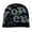 Black, variant on Versatile Unisex Knit Skull Hat with Letter Star Pattern Weaving Hat for Outdoor Activities and Street Fashion