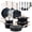 Black, variant on EDX 25-Piece Non-Stick Ceramic Granite Cookware Set with Stay-Cool Handles, Induction Compatible Pots and Pans Set for Healthy Cooking,Beige