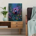 thumbnail image 5 of Couple Kiss Flower Field Romantic Canvas Wall Art, Love Scenery Print for Living Room, Bedroom and Home Gift Decor, 5 of 8