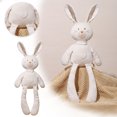 thumbnail image 2 of Soft Organic Cotton Baby First Friend, Attachment Doll for Baby, Pillow Buddy, Plush Animal Toys, Stuffed Animal Bunny, Cheeks Bow Tie Bunny, 2 of 4