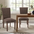 thumbnail image 3 of MALOL Fabric Upholstered Dining Side Chair with High Back(Set Of 2), 3 of 8