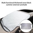 thumbnail image 4 of Shengyu Front Car Snow Frost Cover Multi Layer Windshield Outdoor Waterproof Winter Anti Ice Automobiles Sunshade Protector Two layer, 4 of 6