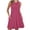 A Purple, variant on Dresses for Summer Ndbuld Women's Solid Color Sleeveless Maxi Dress With Side Pockets And Crew Neckline Green M