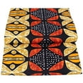thumbnail image 2 of BintaRealWax African classic 6 yards polyester fabric Batik printing technique Can be used for crafts, DIY clothing, etc., 2 of 5