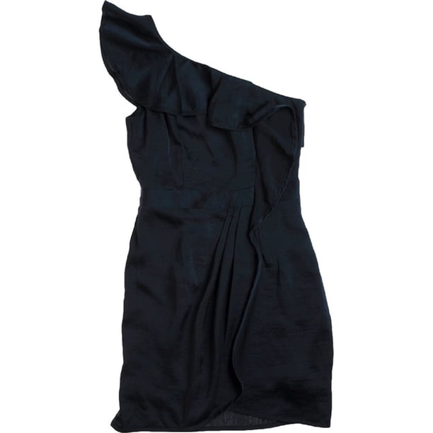 BCBG Womens Eneration Lined 1 One Shoulder Dress, Azul, 6 BCBG Max Azria Un hombro