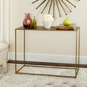 Safavieh Risa Matrix Console, Antique Brass