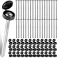 thumbnail image 1 of Cubiertas de tornillos con bisagras Shknldzsm para persianas, 3 pulgadas, paquete de 36, 1 of 6
