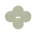 thumbnail image 7 of 15 Inch Round Placemats Set of 4, Sage Green Stripes Non Slip Heat Insulation PP Table Mats, Simple Geometric Modern Monochrome Washable Place Mats for Kitchen Dining Party Table Decor, 7 of 7