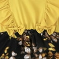 thumbnail image 5 of Jamsmile Toddler Girls Dress Summer Short Sleeve Ruffles Floral Print Bowknot Princess Dresses Casual Children Kids Girls Boho Sundress, 5 of 8