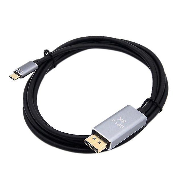 Usb C al cable de aleación de aluminio del Pvc el 1.8m del cable 8k 120hz del Dp compatible con la PC