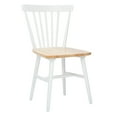 thumbnail image 3 of SAFAVIEH Winona Spindle Back Dining Chair, White/Natural, Set of 2, 3 of 7