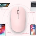 thumbnail image 3 of AnuirheiH M108 Bluetooth Mouse, Rechargeable Slim Silent 2 Modes 2.4G+USB Wireless Mouse, Portable LED Ergonomic Cordless Travel Mouse for Laptop Computer, MacBook, 3 of 5