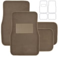 thumbnail image 2 of BDK Premium Heavy-Carpeted Car Floor Mats for Car, 4-Piece, Extra Carpet Cushion, Rubberized Backing, 2 of 10