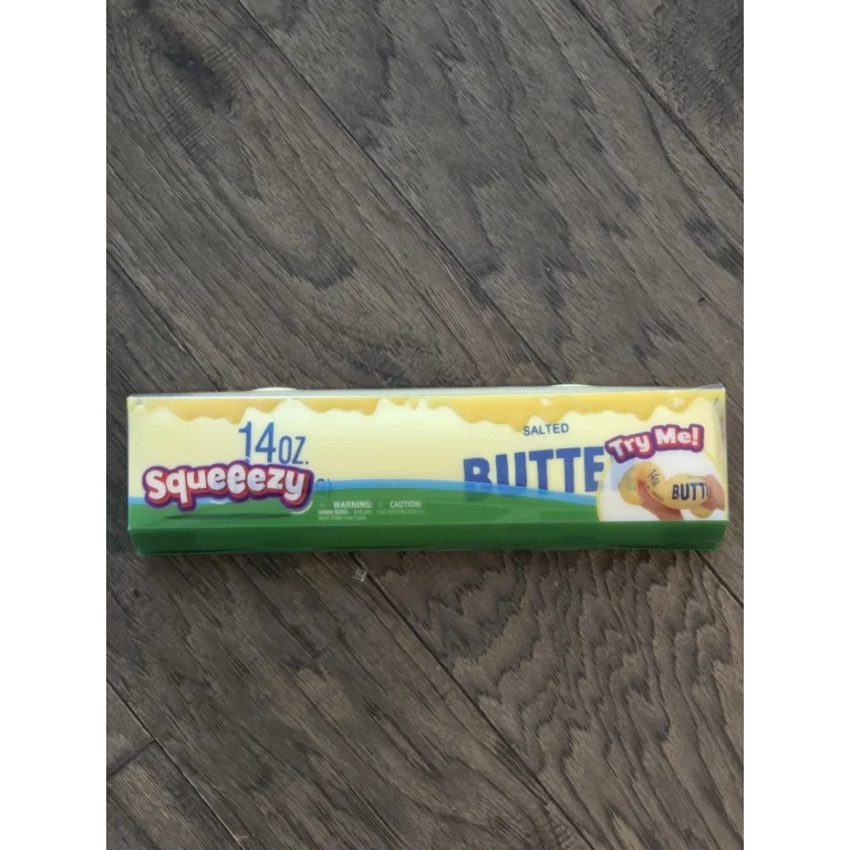 14oz Squeezy Butter Toy for Kids - Jumbo Squishy Stick of Butter