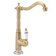 thumbnail image 1 of Brass Kitchen Faucet, Kitchen Faucet All Copper  For Bar For Home Antique Color, 1 of 8