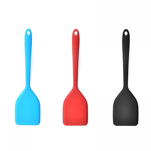 ACDANC 3Pcs/Set Upgraded Silicone Spatulas for Nonstick Cookware,600F Heat Resistant Flexible Spatulas Non-Stick Turners,Thin Edge Cooking Flipper for Eggs,Fish
