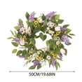 thumbnail image 3 of CJiaWei Spring Summer Flower Front Door Wreath Jasmine Wreath And Decorative, 3 of 5