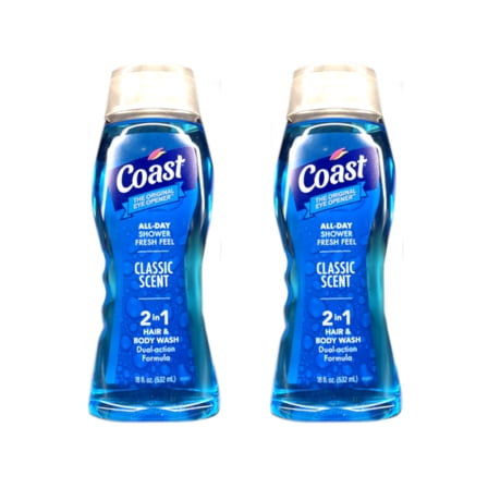 Coast Body Wash 18 oz - CLASSIC (Pack of 2)
