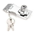 thumbnail image 4 of Small Hasp & Handle Metal Lock Hasp Door Buckle Security Door Clasp Knob Shed Locks for Cabinets Cupboard Drawer Gate, 4 of 8
