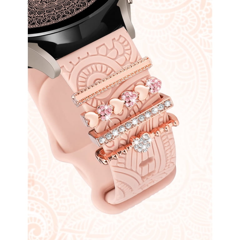 TOYOUTHS Flower Engraved Bands Compatible with Samsung  display picture 3