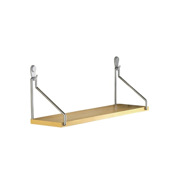 No-Drill Wall Shelf - Bedside, Living Room Wall-Mounted Shelf for Projector, Router - Compact Storage for Bedroom, Office, Home Theater