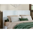 thumbnail image 3 of AFI, Sophia Full Solid Wood Headboard, White, 3 of 8