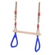thumbnail image 3 of Barra de columpio trapecio para niños con anillos de resistencia de columpio de barra ajustable s de patio libre p Azul Hugo Juguetes para columpios al aire libre, 3 of 7