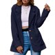 thumbnail image 1 of Chaqueta de pana de mujer con bolsillos, solapa y botones, chaqueta vintage de manga larga Abanopi Medio, 1 of 7