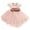 Pink, variant on WOYY Infant Girls Flowers Tutu Dress Mesh Birthday Party Princess Dress