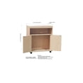 thumbnail image 3 of InRoom Furniture K6109-BE 27 x 14 x 30 in. Kitchen Cart, Beech, 3 of 3