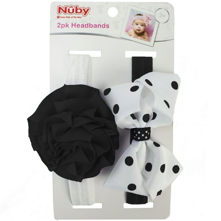 Nuby 2pk Head Band Set, Best Brands, (Best Female Fronted Bands)