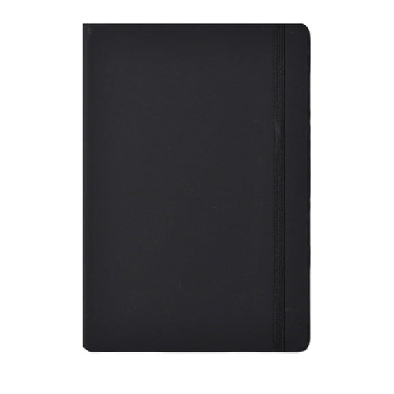 A5 Lined Notebook for Writing, Notepad with Hard Cover, Lined Journal Notebook, Ruled Pages and Elastic Closure, 160 Pages, 5.7" x 8.26"