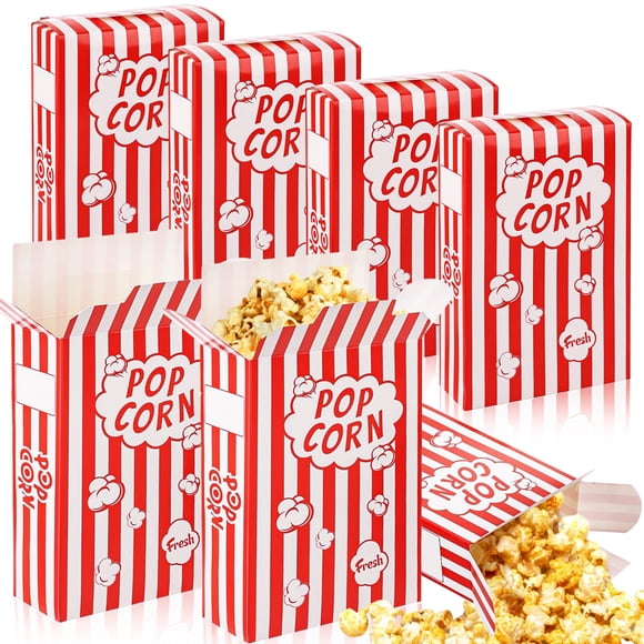 Cajas de papel para palomitas TINSKY, paquete de 200 unidades, 7 x 12 x 5 cm, 37 ml