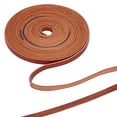 thumbnail image 5 of 197Inch 6mm Dark Brown Flat Genuine Leather Cord Leather String Full Grain Cord Lace Cowhide Leather Strips for Jewelry Making DIY Craft Projects Belts Keychains, 5 of 9
