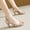 Gold, variant on Women's Latin Dance Shoes Open Toe Sandals For Women Dressy Summer Ballroom Salsa Practice Performance Dancing Shoes Open Toe Strappy Metallic Kitten Heel Sandals for Women