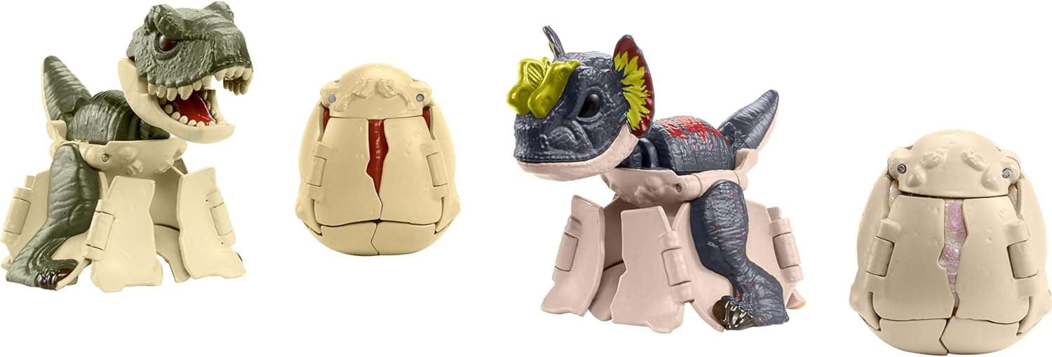 Jurassic World Survival Instincts Hidden Hatchers Transforming Figure 4-Pack