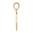 thumbnail image 2 of Real 14kt Yellow Gold USA Flag Enameled Pendant; for Adults and Teens; for Women and Men, 2 of 4