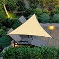 thumbnail image 4 of Limited Time Deal karymi 118x118x118 Inch Triangles Sun Shade Sails Block Awning for Outdoor Patio Garden Backyard Limited Time Deal Weekly flyer Sports and Outdoors, 4 of 7
