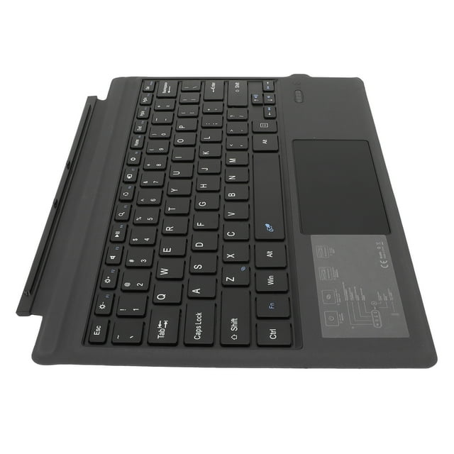 Teclado Inalámbrico, Distancia Inalámbrica De 33 Pies, Interfaz USB C, Teclado Portátil ABS PU Con Panel Táctil Para Pro 6 Para Pro 4