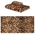 thumbnail image 2 of Coolnut Leopard Print Towels 3 Pack Bath Towels for Bathroom Set Soft Cotton Highly Absorbent Lightweight & Quickdry Towel Set 1 Bath Towel,1 Hand Towel,1 Washclothe Wash cloth, 2 of 6