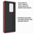 thumbnail image 4 of Designed for Samsung Galaxy Note 20 Heavy Duty Case, Triple Layer Protection Shockproof Dropproof Dustproof Anti-Scratch Phone Case Cover for Samsung Galaxy Note 20,Red, 4 of 7