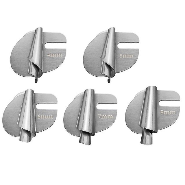 5Pcs Sewing Rolled Hemmer Foot, Sewing Machine Presser Foot Hemmer Foot(4/5/6/7/8mm)