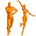 thumbnail image 2 of Drawing Figures For Artists Action Figure Model Human Mannequin Man Andwoman Set, 2 of 5