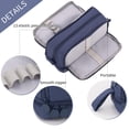 thumbnail image 2 of Large Capacity Pencil Case with 3 Compartments, Double‑Open & Four‑Open Design, Portable Pen Pouch for Students, Teens and Adults, 2 of 4