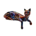 thumbnail image 1 of Figura de gato durmiendo en la siesta, adorno de mesa, escultura artesanal de resina, decoración de estante para estanterías, versátil Estilo B, 1 of 9