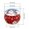 thumbnail image 3 of Christmas Candle Tins for Candle Making Empty Candle Containers with Lids, 3 of 17