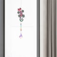 thumbnail image 2 of Cuadros Decorativos 2 campanas de viento de cristal para el sol, atrapasueños de luz colgante de diamantes, decoración de la habitación del hogar del arco iris Ehuebsd Nuevos Originales, 2 of 8