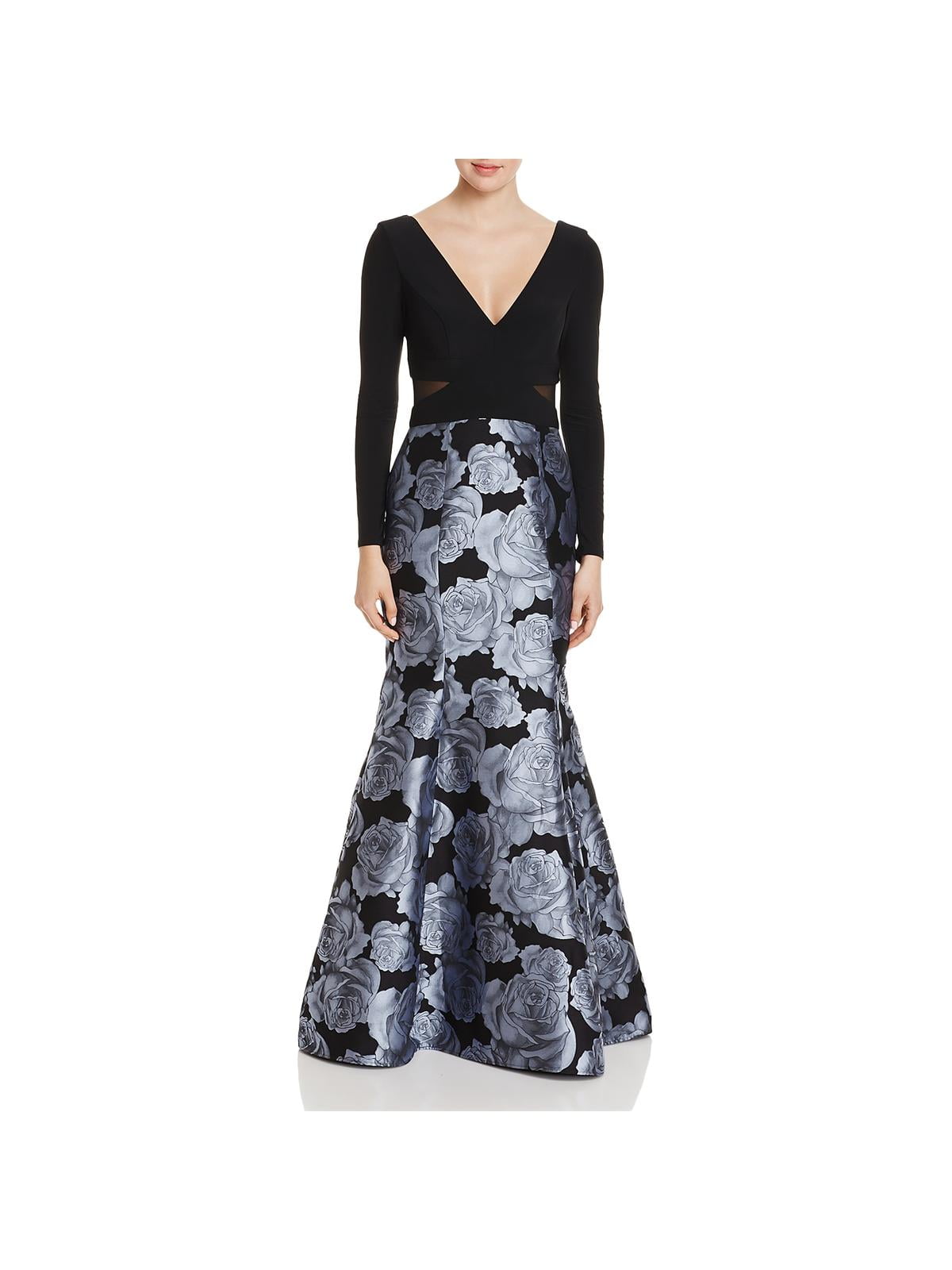 avery g embellished brocade ball gown